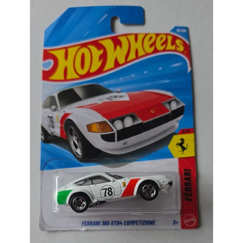 Hot Wheels Ferrari 3-Car Lot - Classic Supercar Diecast Toy Vehicles - New